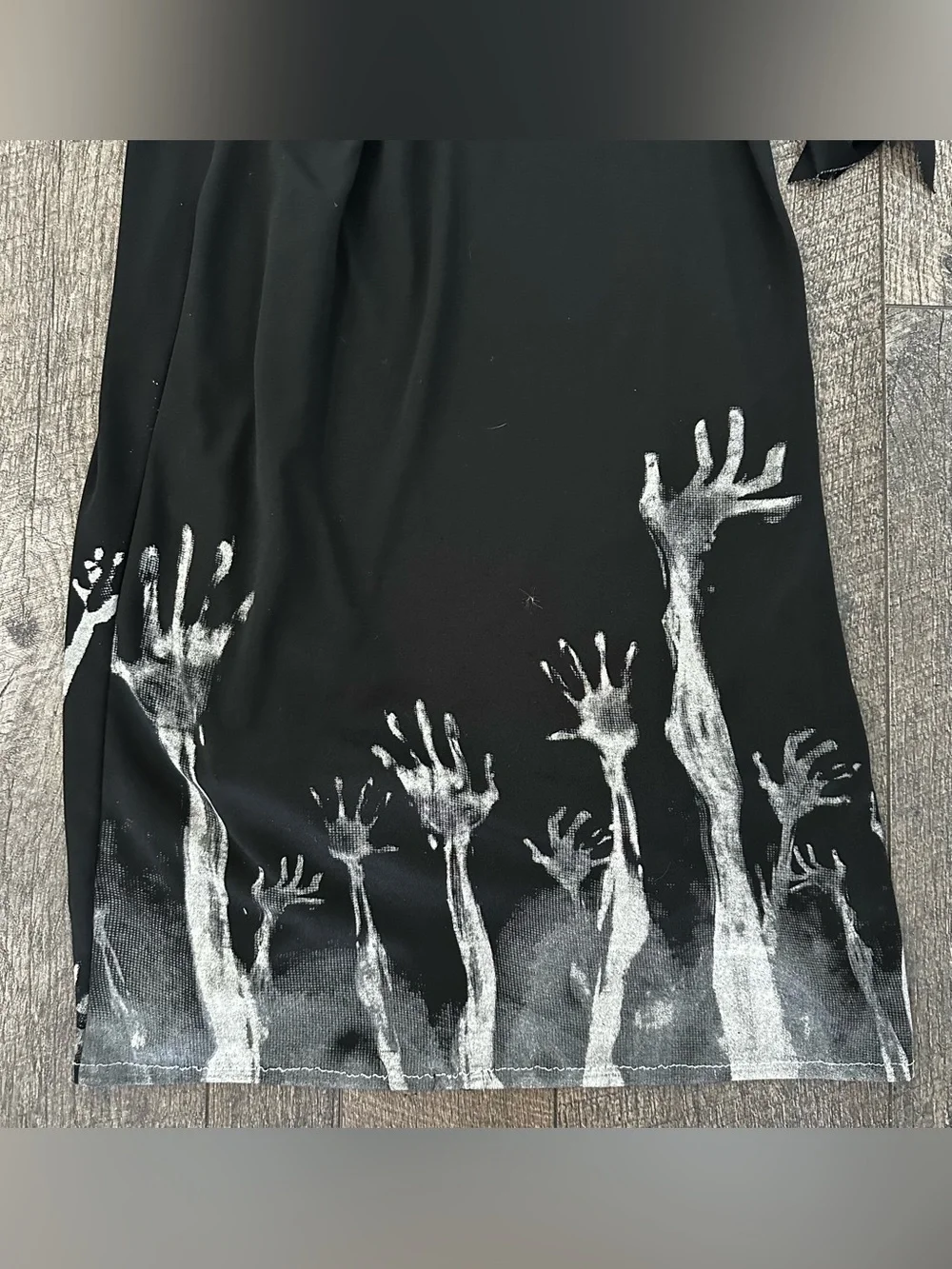 Spooktacular Creations Child Halloween Costume Skeleton Reaper Grim L 10/12.